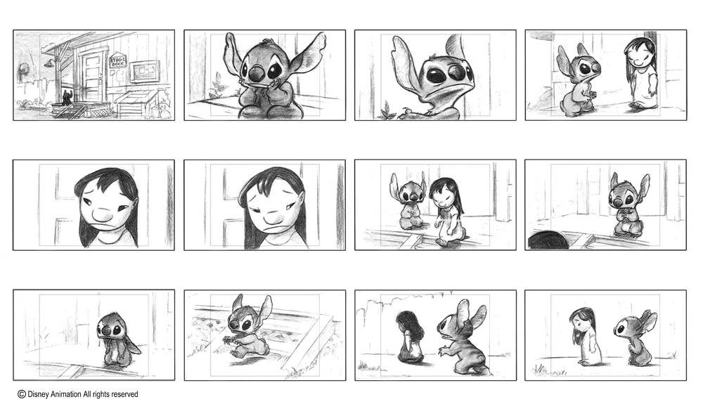 Storyboard de Lilo & Stitch