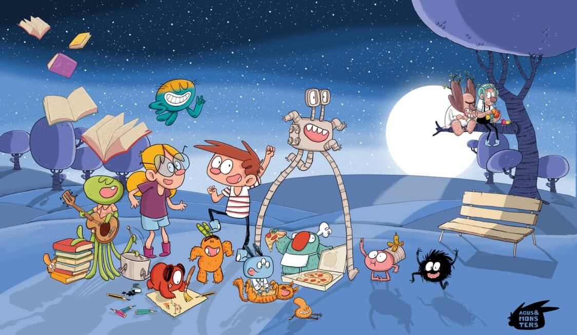 Agus & Monsters es una serie española que se presentará en Cartoon Forum 2020