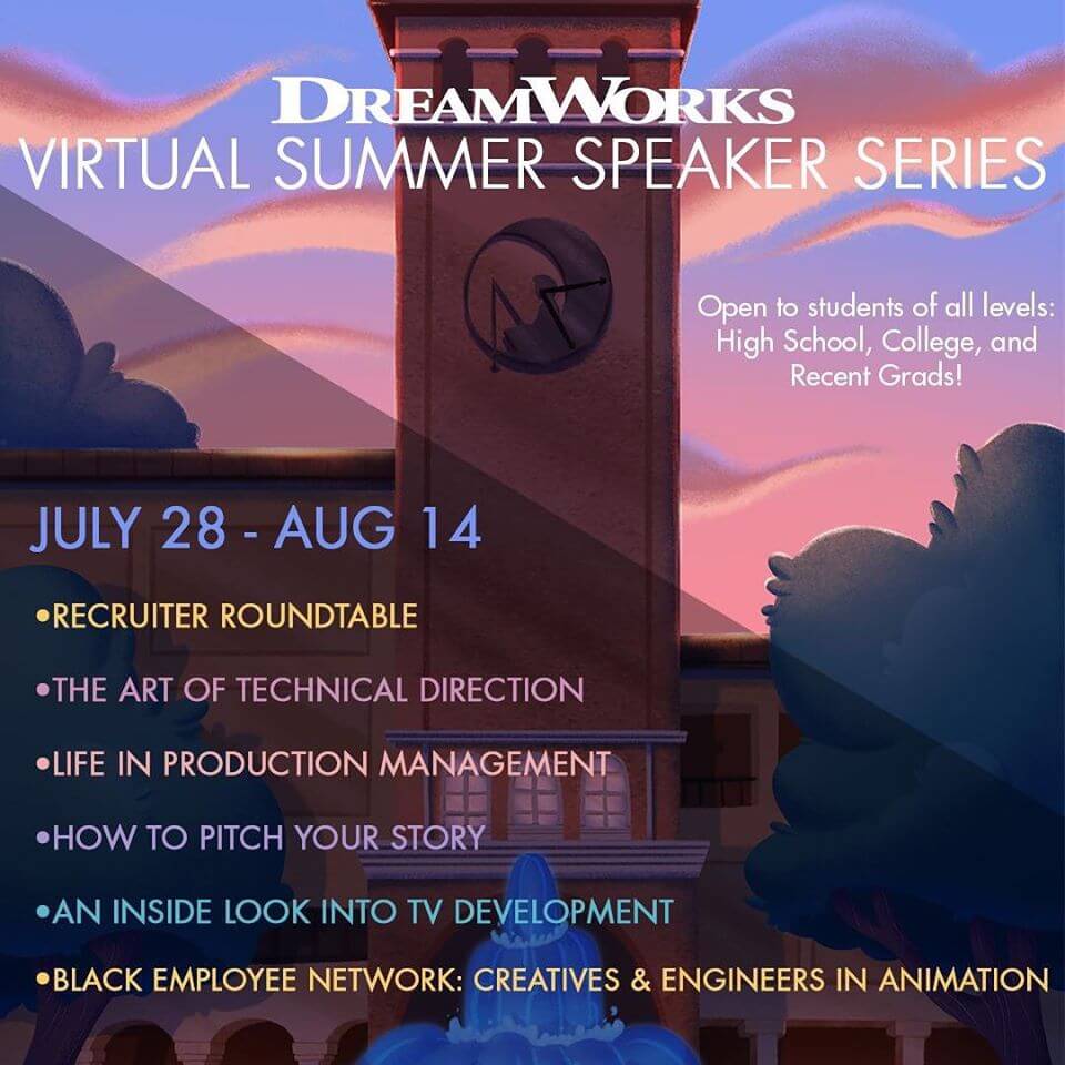 Dreamworks Virtual Summer Speaker