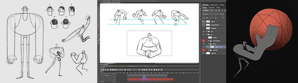 Curso de Animación 2D con Photoshop: dibujo, cámara y ¡acción!