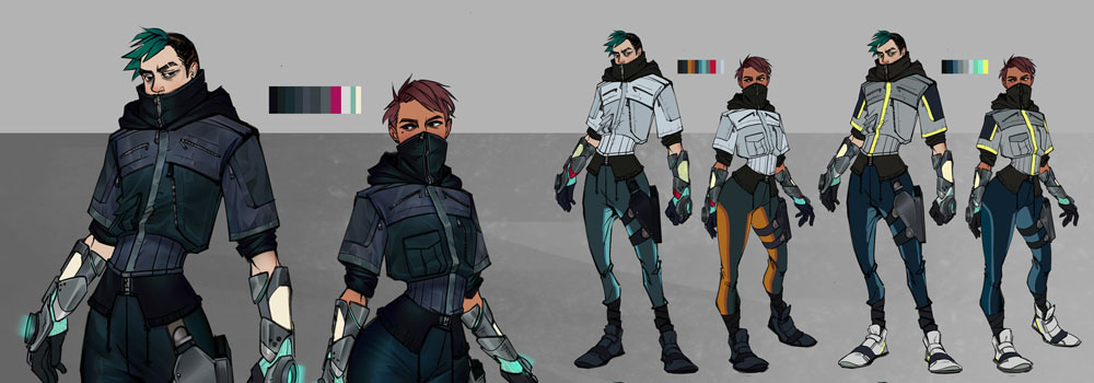 Diseño de personajes en series animadas