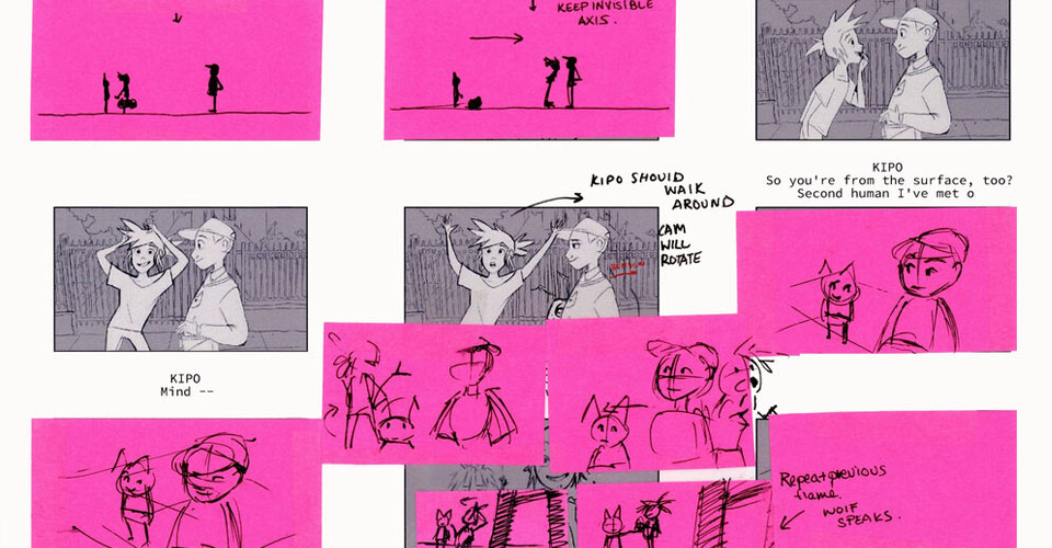 Storyboard de Netflix Animation