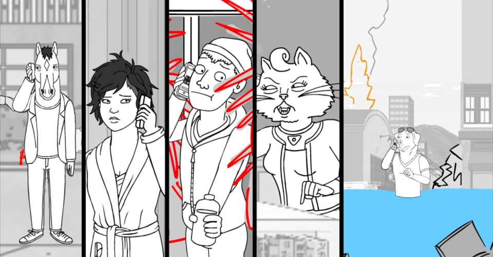 Storyboard de Netflix Animation