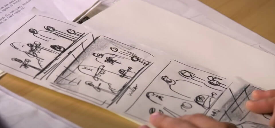 Storyboard en Disney Animation