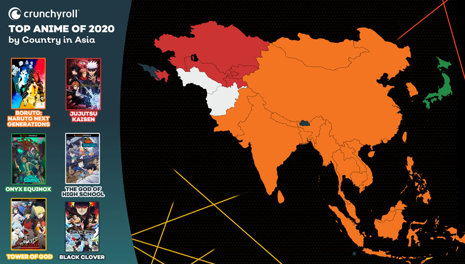 Los Anime Más Vistos del Mundo en 2020