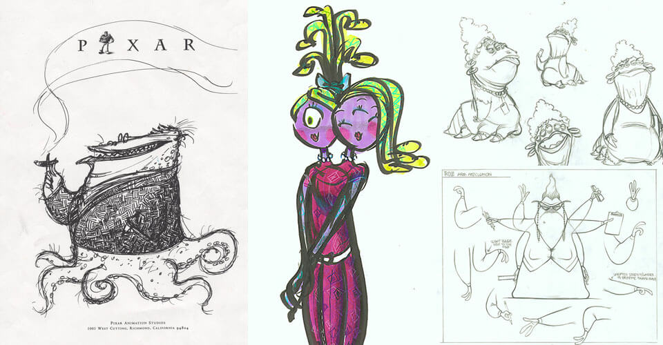 Arte Conceptual y Diseño de Personajes en Pixar