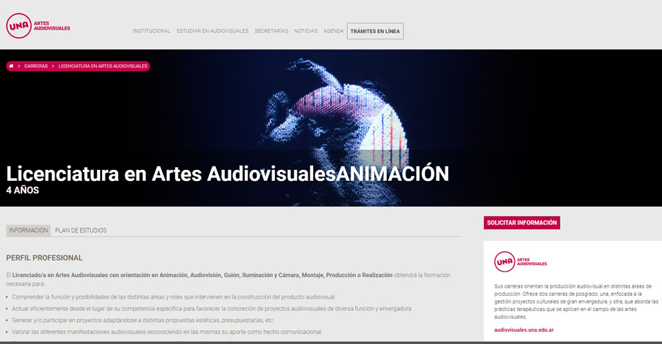 Estudiar Animación en Argentina