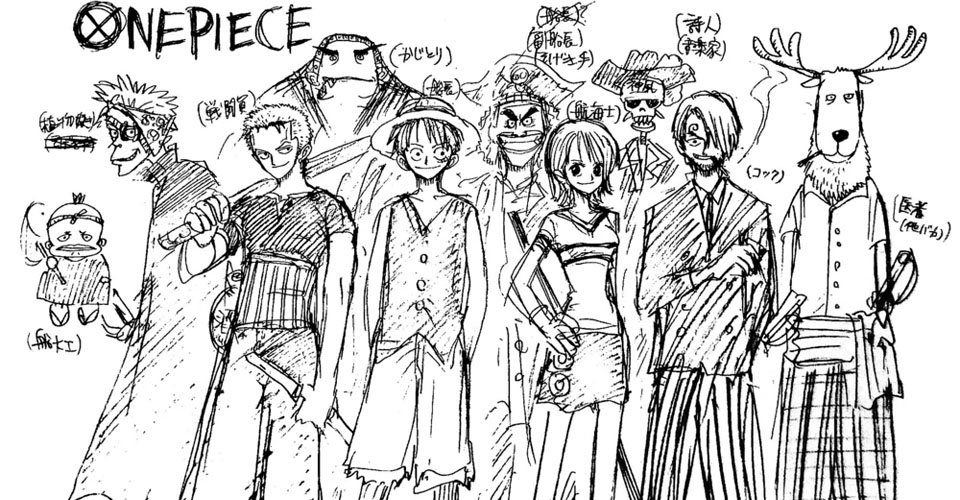 Diseño de Personajes y Arte Conceptual de One Piece