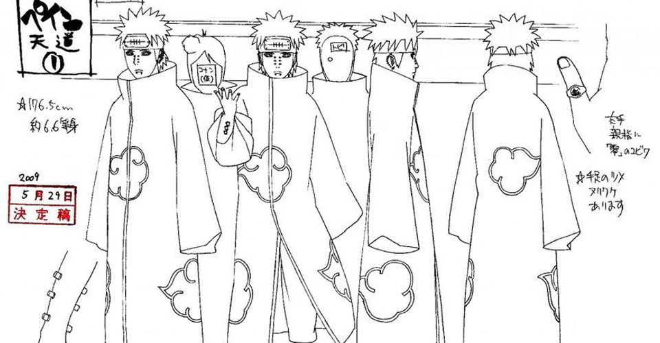 Diseño de Personajes en Naruto