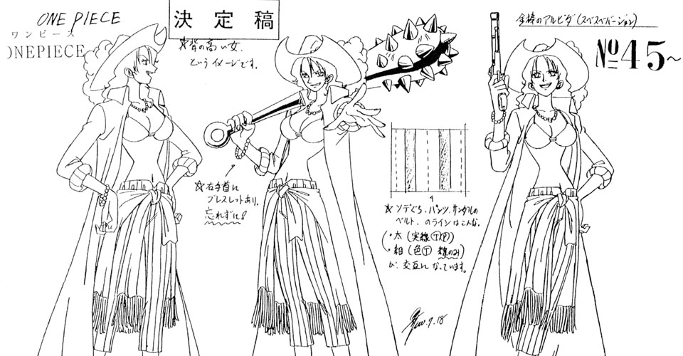 Diseño de Personajes y Arte Conceptual de One Piece