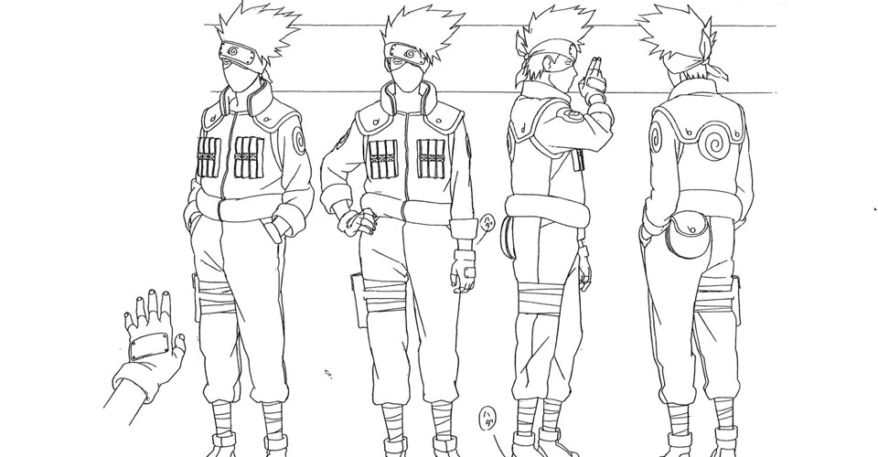  Diseño de Personajes y Arte Conceptual de Naruto