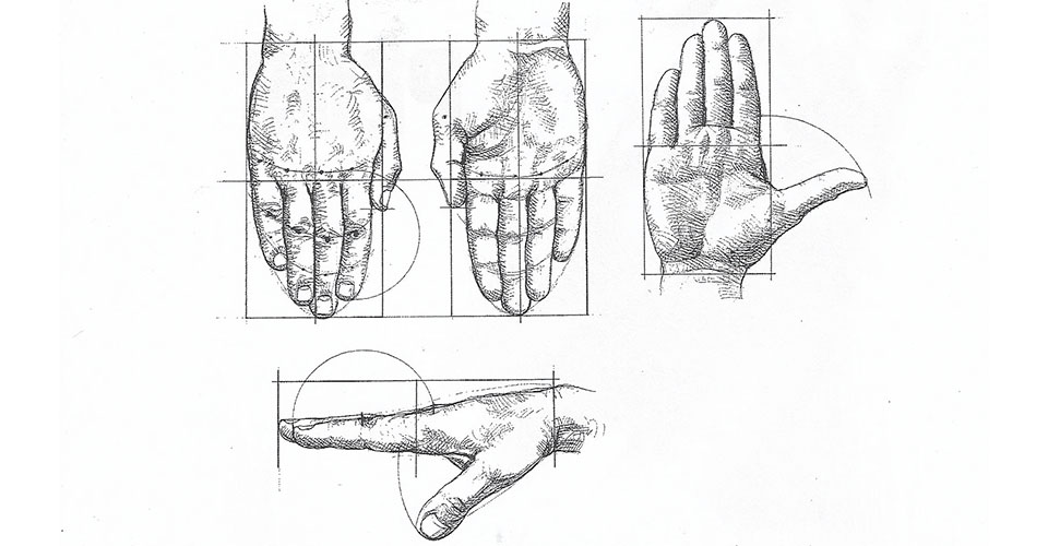 Cómo dibujar manos