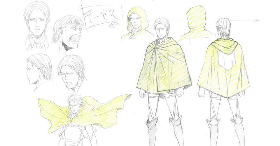 Diseño de Personajes y Arte Conceptual de Attack on Titan