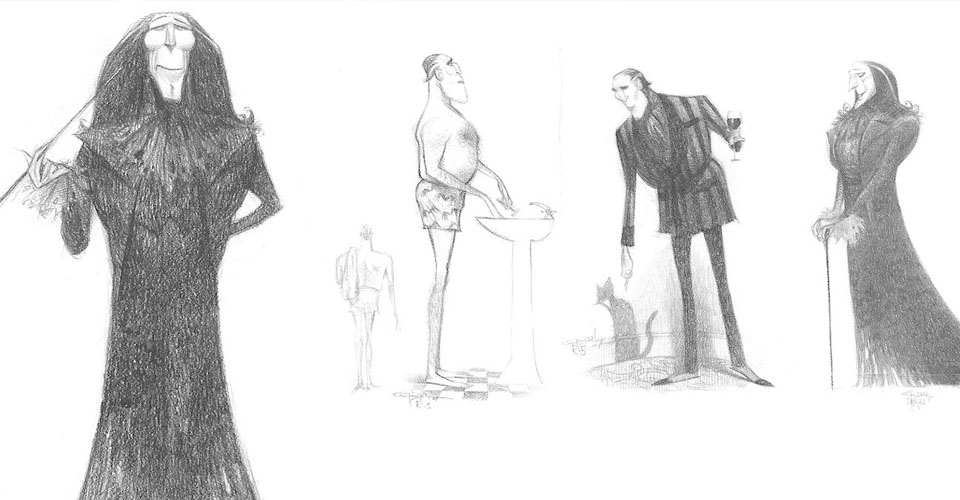 Arte y Diseño de Personajes en Hotel Transylvania