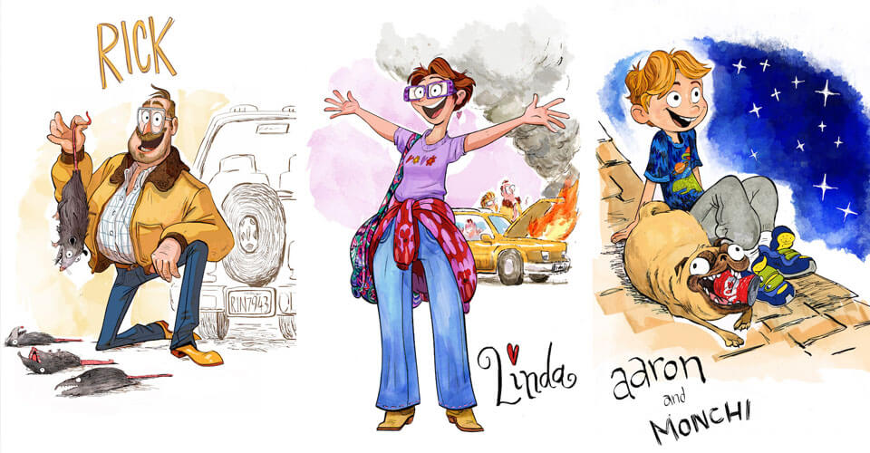 Diseño, Animación y Arte de Los Mitchell vs Las Máquinas