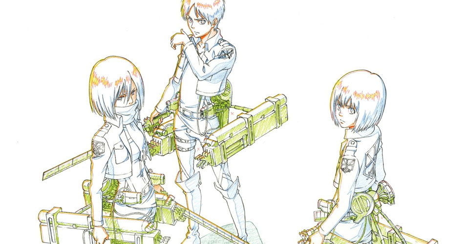 Diseño de Personajes y Arte Conceptual de Attack on Titan