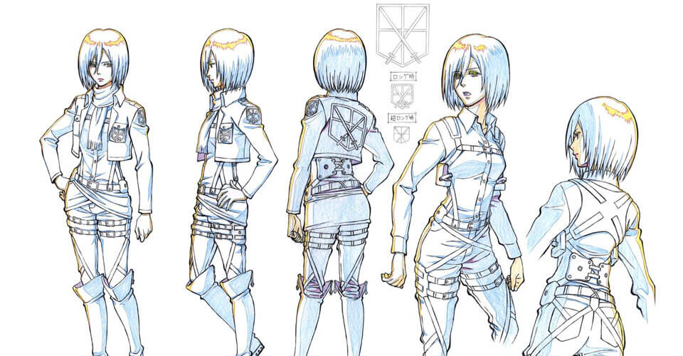 Diseño de Personajes y Arte Conceptual de Attack on Titan