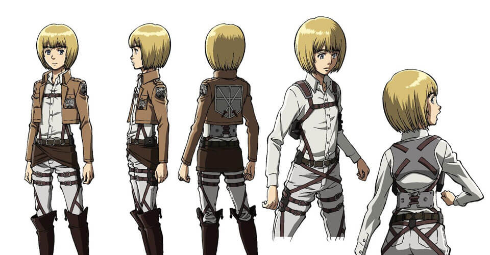 Diseño de Personajes y Arte Conceptual de Attack on Titan