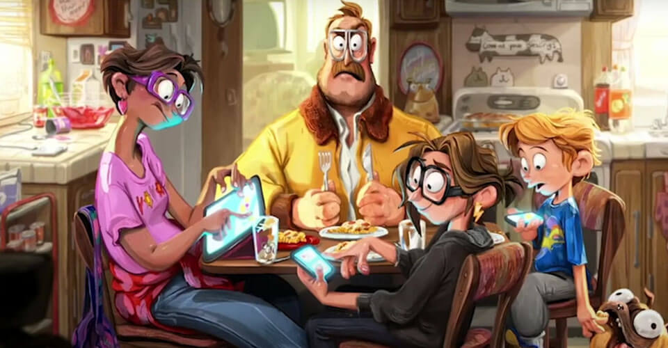 Diseño, Animación y Arte de Los Mitchell vs Las Máquinas
