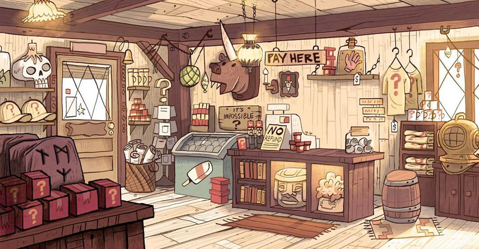 Diseño de Personajes y Arte Conceptual en Gravity Falls