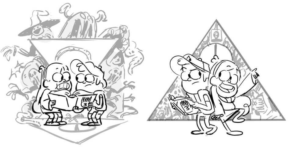 Diseño de Personajes y Arte Conceptual en Gravity Falls