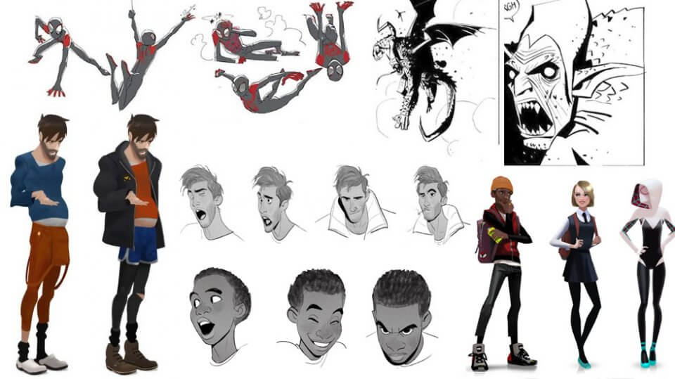 Diseño y Arte Conceptual en Spider-man: Into the Spider-Verse