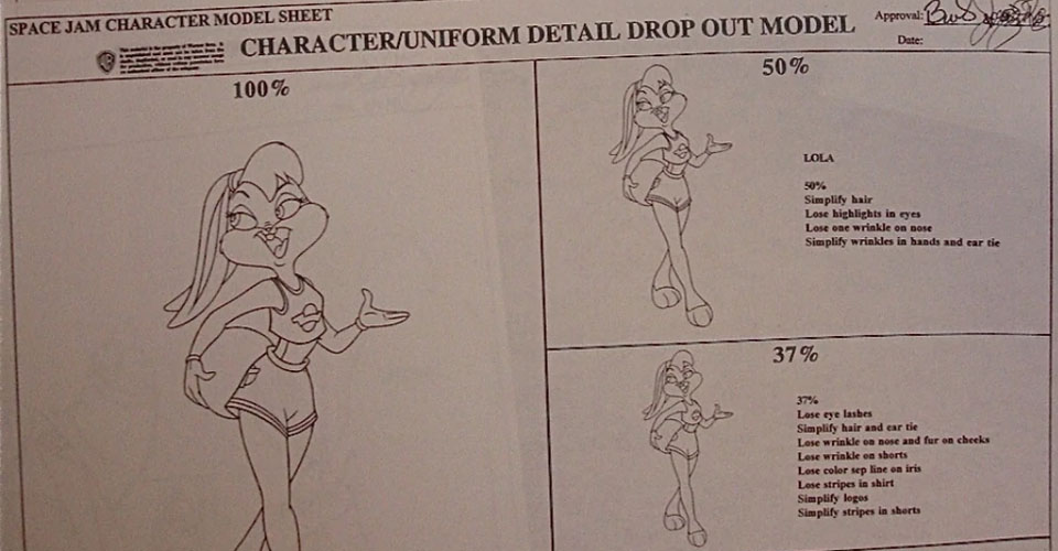 Arte y Diseño de Personajes en Space Jam