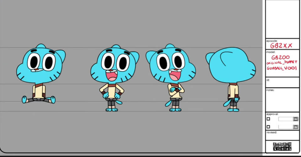 Diseño y Arte Conceptual en El Increíble Mundo de Gumball