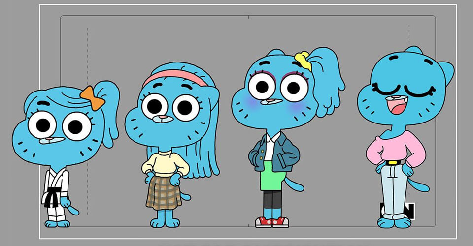 Diseño y Arte Conceptual en El Increíble Mundo de Gumball