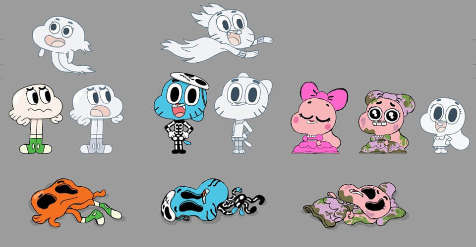 Diseño y Arte Conceptual en El Increíble Mundo de Gumball