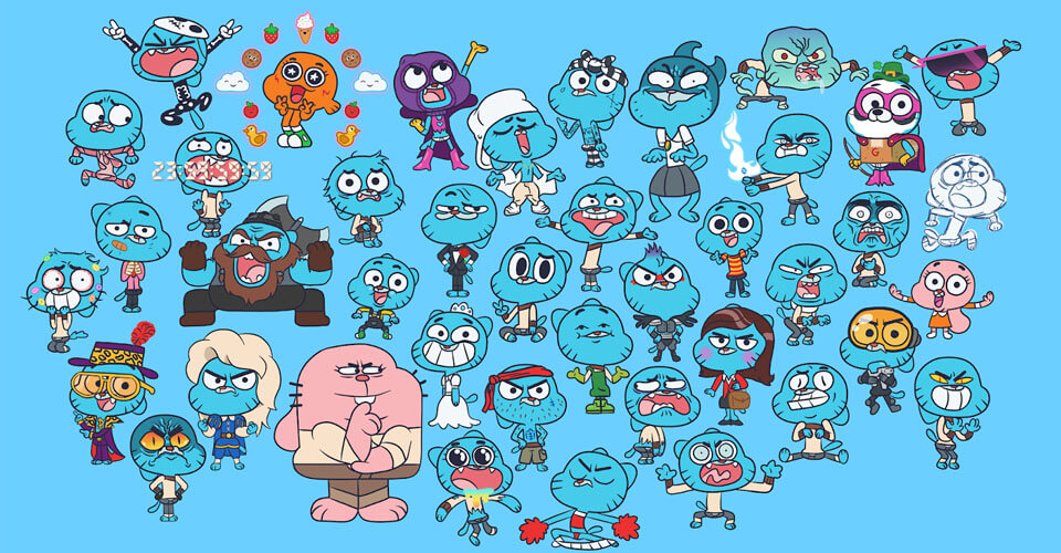 Diseño y Arte Conceptual en El Increíble Mundo de Gumball