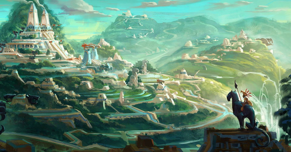 Maya and the three Concept Art 