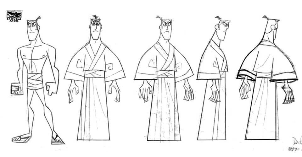 Diseño y Arte Conceptual de Samurai Jack