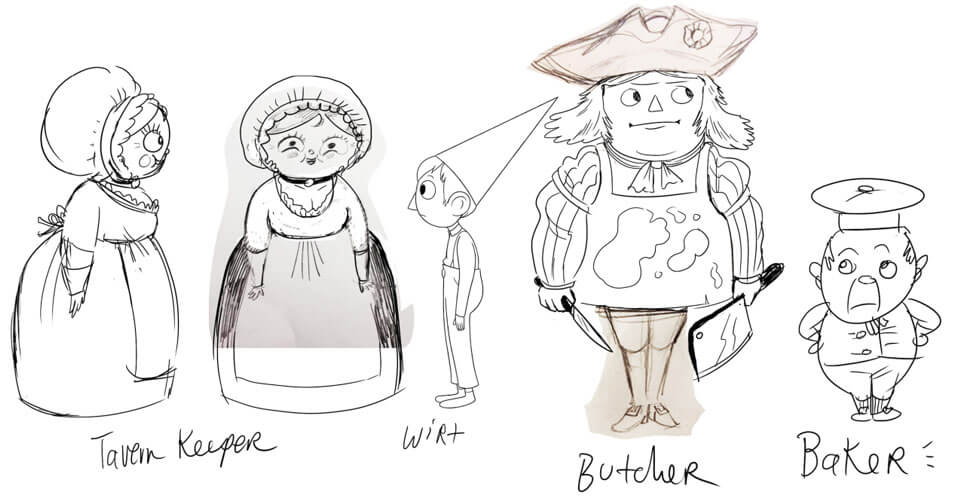 Diseño y Arte Conceptual de Over the Garden Wall