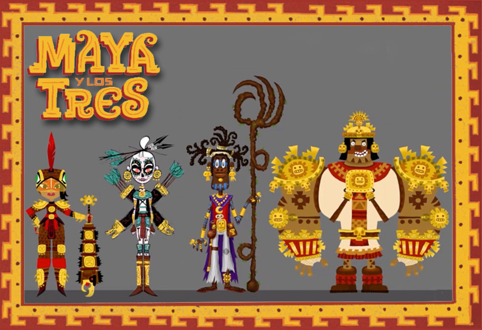 MAYA Y LOS TRES GUERREROS