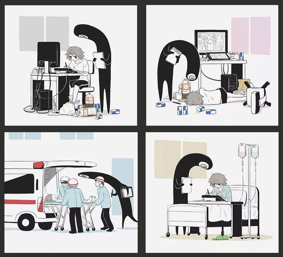 Salud mental para artistas / arte de Avogado6_jp