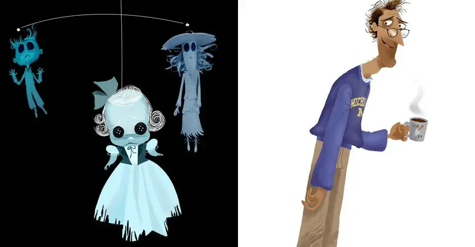 Diseño y Arte Conceptual en Coraline y la Puerta Secreta