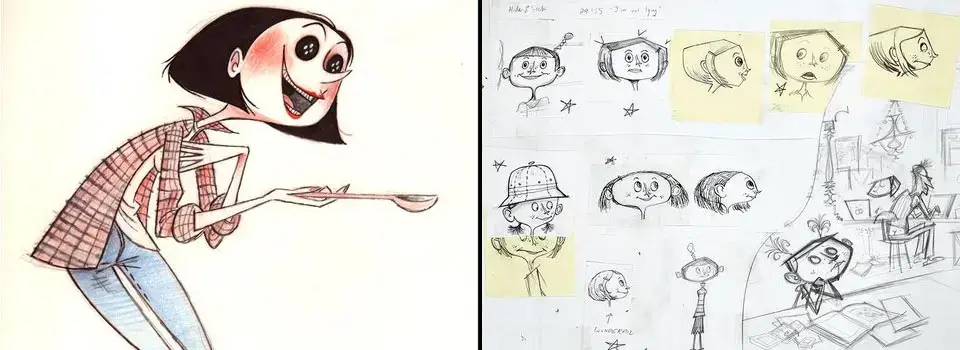 Diseño y Arte Conceptual en Coraline y la Puerta Secreta