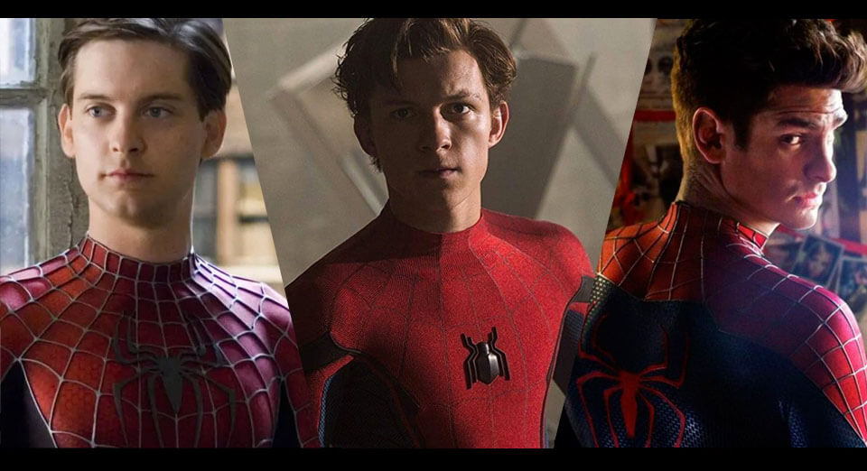 Maguire, Holland y Garfield SpiderMan