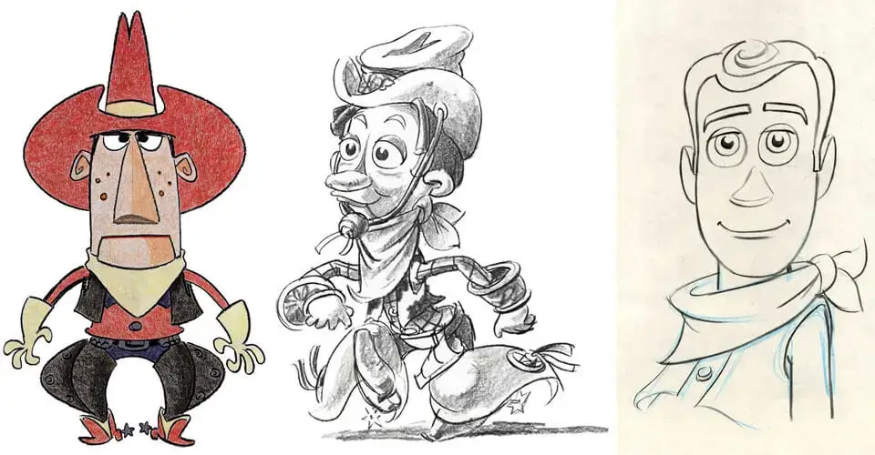 Arte Conceptual y Diseño de Personajes en la Saga de Toy Story