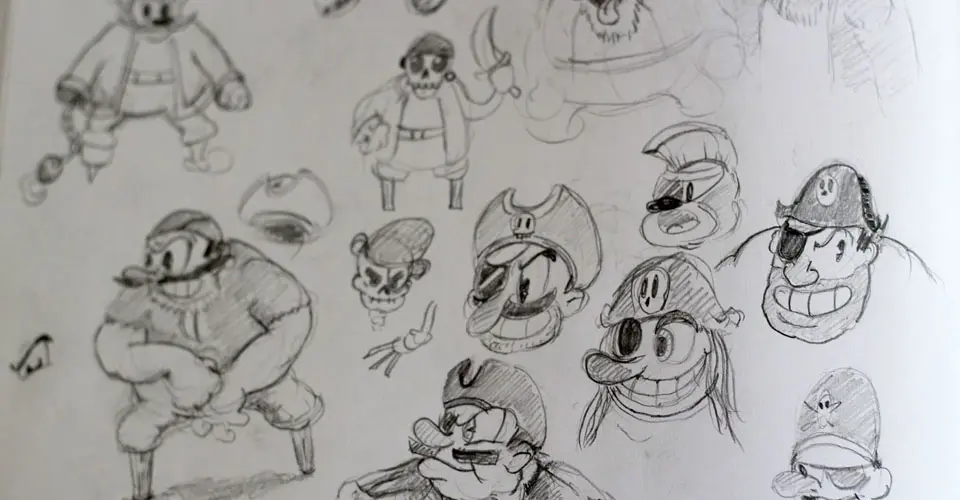 Arte Conceptual y Diseño en Cuphead