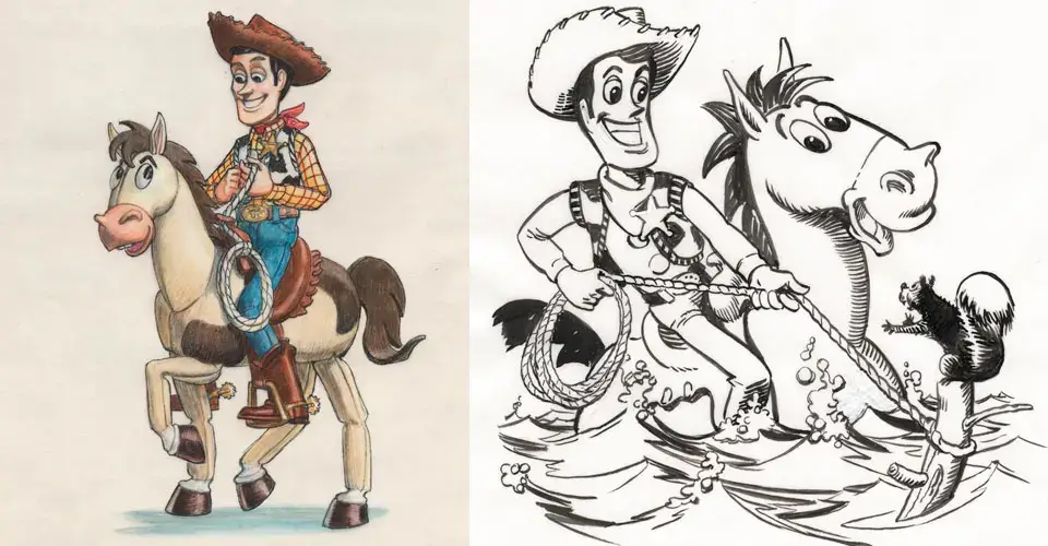Arte Conceptual y Diseño de Personajes en la Saga de Toy Story