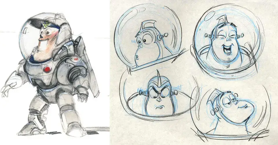 Arte Conceptual y Diseño de Personajes en la Saga de Toy Story