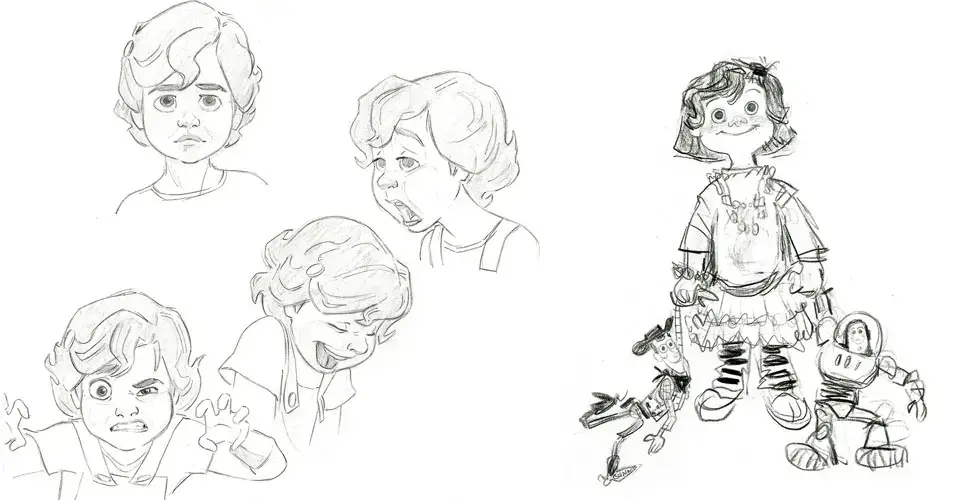 Arte Conceptual y Diseño de Personajes en la Saga de Toy Story