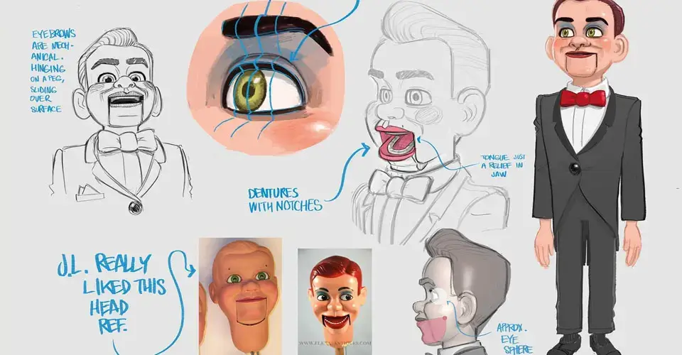 Arte Conceptual y Diseño de Personajes en la Saga de Toy Story