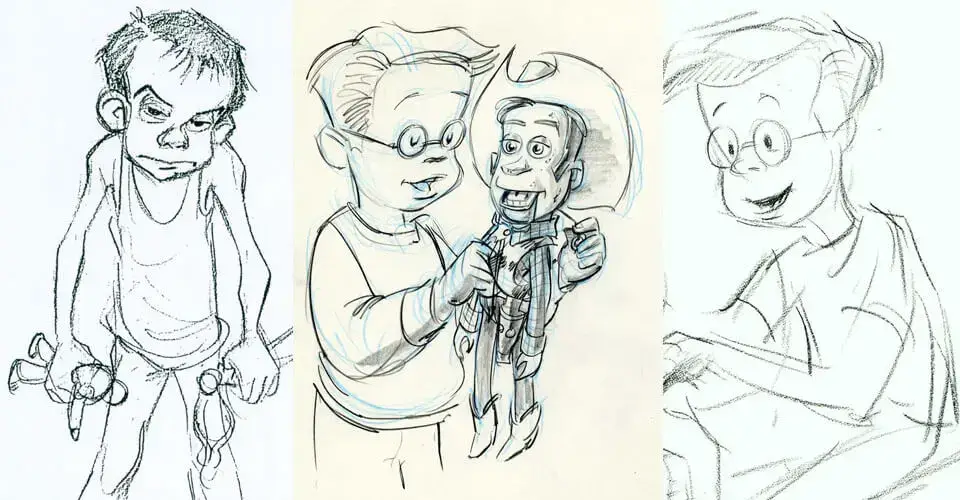 Arte Conceptual y Diseño de Personajes en la Saga de Toy Story