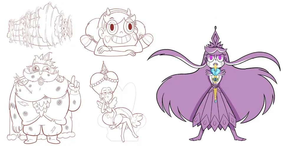 Arte Conceptual y Diseño en Star vs the Forces of Evil