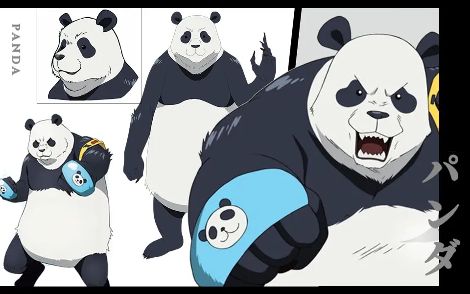 diseño de personaje Panda