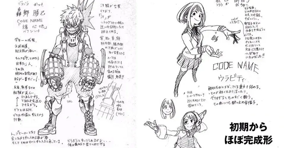 Arte y Diseño de Personajes en My Hero Academia