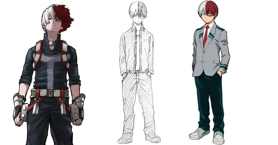 Arte y Diseño de Personajes en My Hero Academia